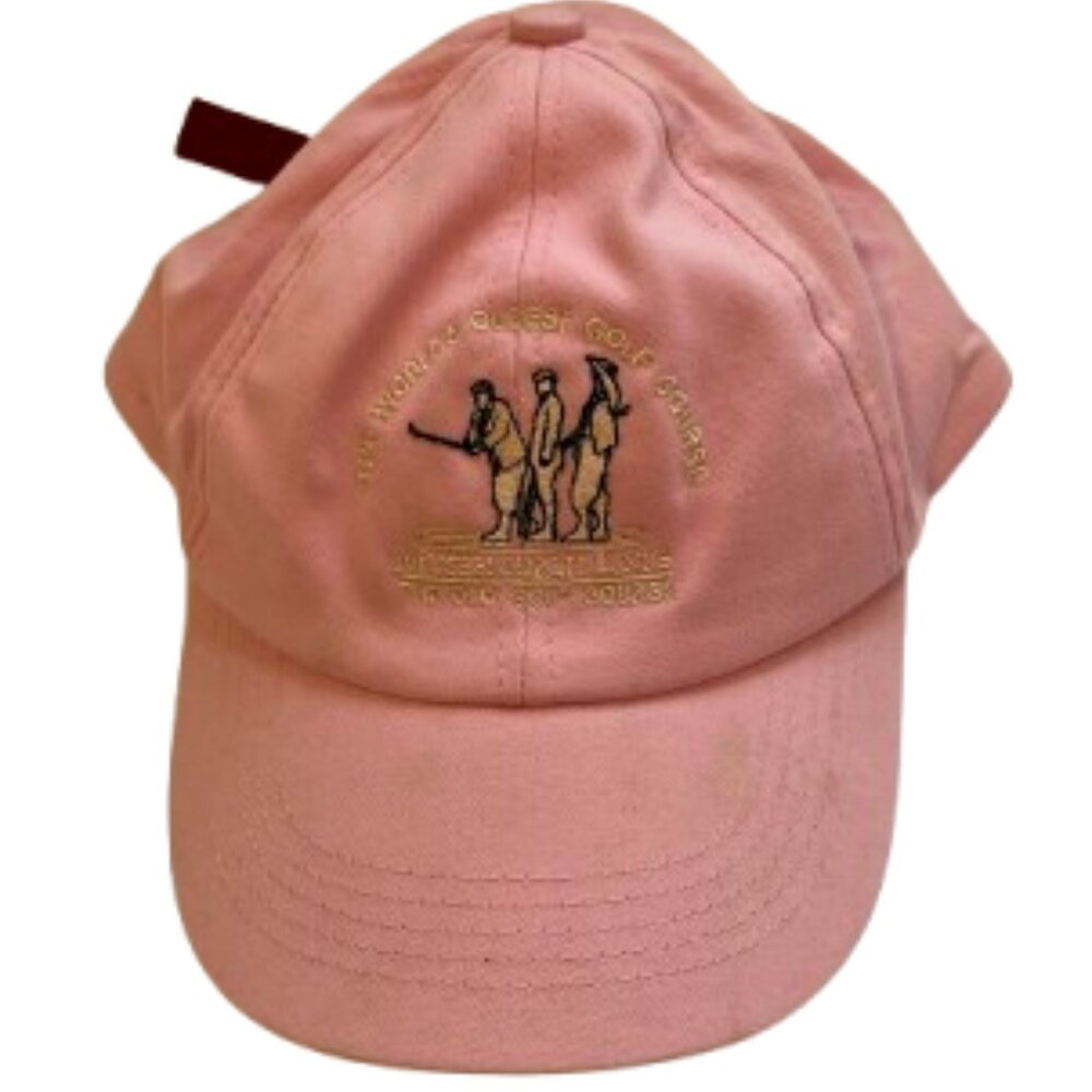 Worlds oldest golf course Musselburgh links girls club golf cap one size NWT C16